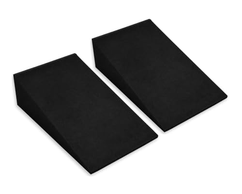Heel Elevated Squat Wedge - 15° Incline Foam Blocks for Exercise