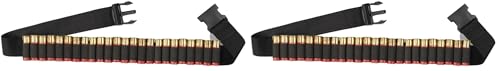 Adjustable Tactical Shotgun Shell Belt - Holds 25 Shells - Black