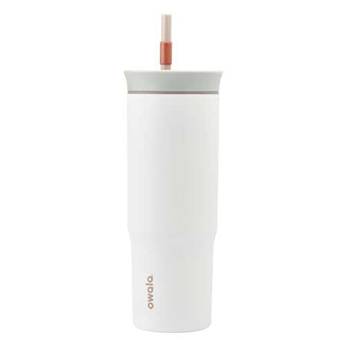 Owala 24 oz Stainless Steel Water Bottle with Removable Straw - Iced Tea Tumbler