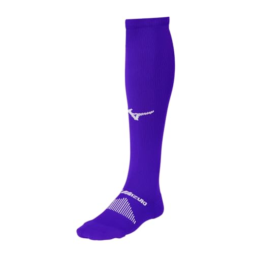 Mizuno Men's Purple Performance Socks - Large