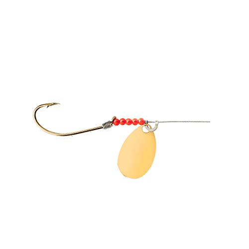 Live Bait Spinner Rig - 36-Inch Heart-of-Steel - Gold
