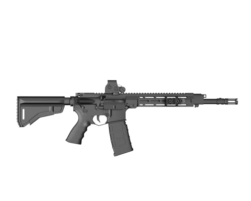 3-Slot M-LOK Picatinny Rail Section, Aluminum Mounting Rail - Black