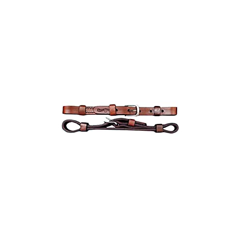 Walnut Circle Y 3/4in Horse Breast Collar Tugs | Universal Replacement Pair