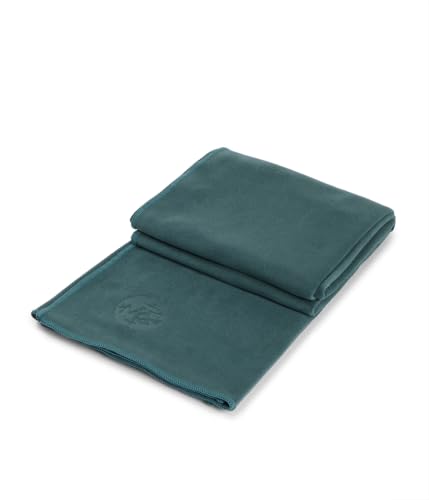 Manduka eQua Hot Yoga Towel Sage Solid 71" x 24" – Non-Slip Microfiber Yoga Towel