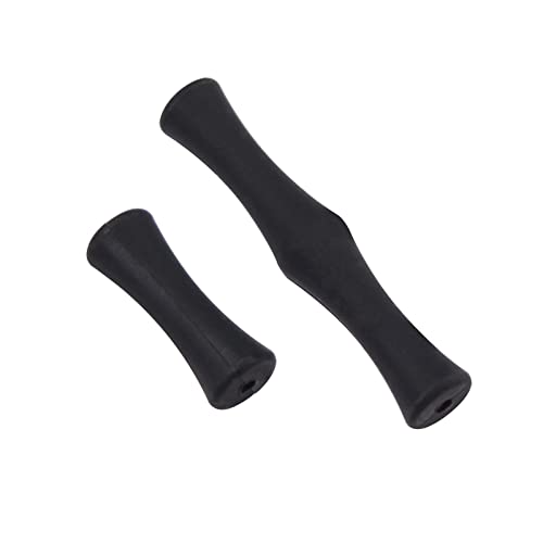 Archery Finger Guard - Soft Rubber Bow String Finger Saver - Black