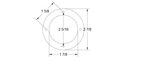 Cockpit Scupper Valve for Self-Bailing Boats - 2-7/8" Diameter