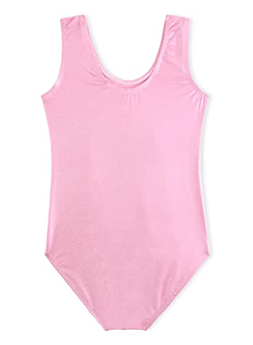 Girls Gymnastics Leotard & Ballet Dance Outfit - Pink, 2-3T