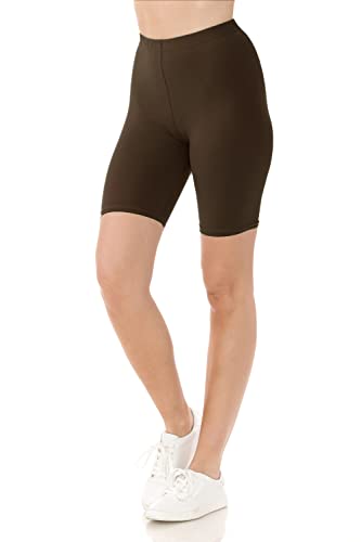 Women's Fashion Biker Shorts - Soft Butter Knit, Popular Prints