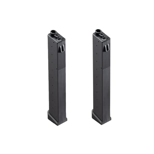Lancer Tactical LT-35 120rd Airsoft Mag Battle X CQB 9mm – Black (2 Pack)