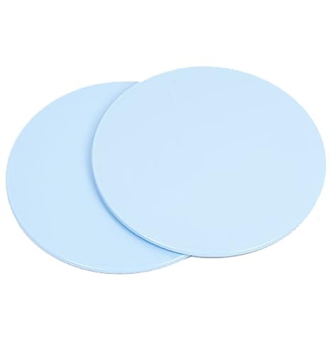 Core Exercise Sliders - 6.7 Inch Workout Sliders for Yoga & Fitness - Blue