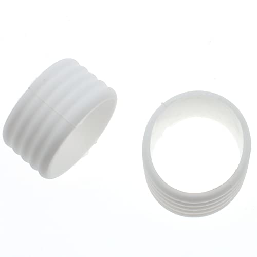Tennis Racket Grip Band - Non-Slip Rubber Ring, 2 Pcs - Black & White