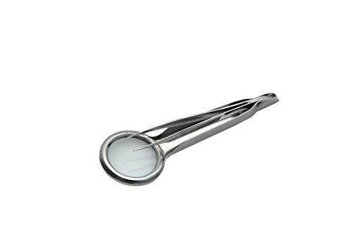 Stainless Steel Magnifying Tweezers - 3.5 Inches
