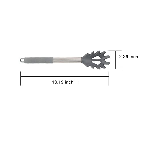 Heat Resistant Silicone Pasta Fork - Professional Spaghetti Server