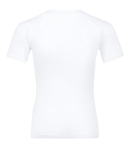 Compression Shirt for Boys & Girls - Short Sleeve, Large, White