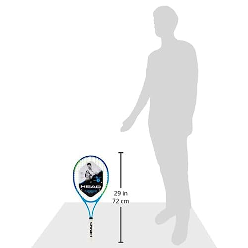 HEAD Ti. Conquest Tennis Racket 4 1/2" Grip Blue - Lightweight, Oversized 108 sq in