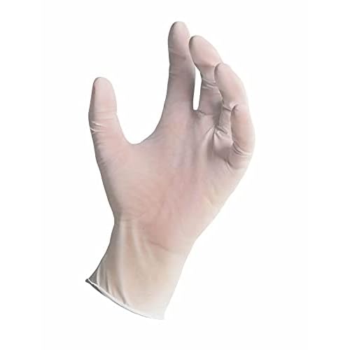 Curad - CURVT3RH Basic Care Vinyl Disposable Exam Gloves, Large (Pack of 300)