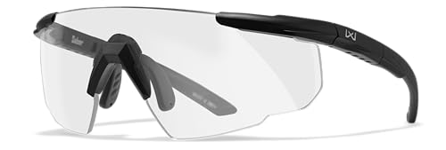Wiley X Saber Advanced Safety Glasses - Matte Black Frame with Clear Shields