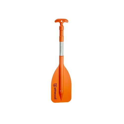 Collapsible Telescoping Emergency Paddle - 24" to 54" Orange