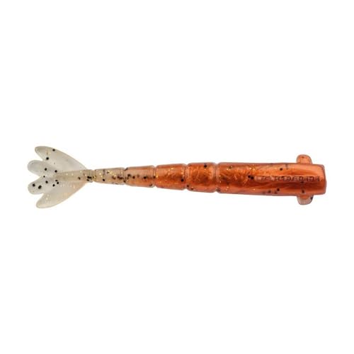 PowerBait Saltwater Bonga Shrimp Soft Baits - New Penny, 4in