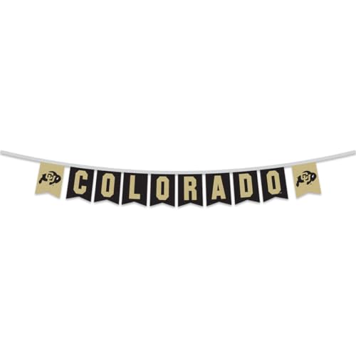 Colorado Buffaloes Pennant Banner Flags for Game Room & Tailgating