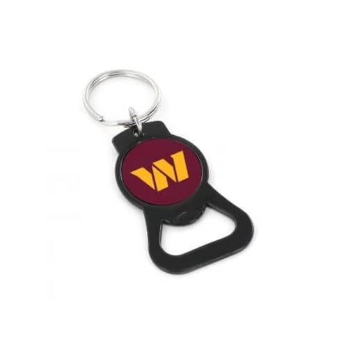 Washington Commanders Black Bottle Opener Keychain