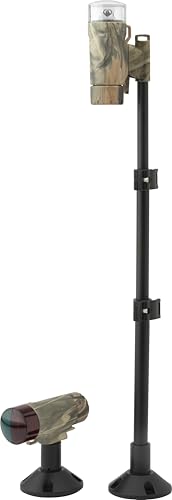 Attwood Portable Navigation LED Light Kit Realtree Max-5 Camouflage with Threaded C-Clamp - One Size