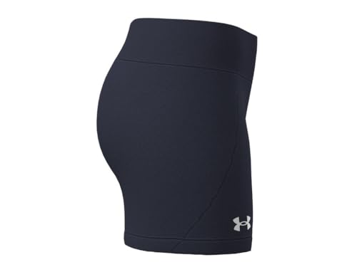Under Armour Women's Team Shorty 4 Large Midnight Navy & White