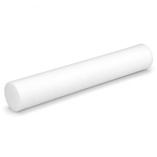Medium Firm White PE Foam Roller - 36" Full Round
