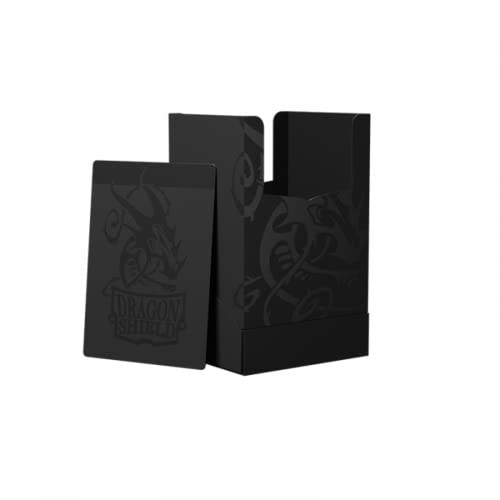 Dragon Shield Card Deck Box - Shadow Black, Holds 100 Cards