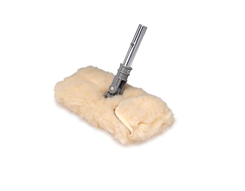 Shurhold Swivel Pad Combo Wash Mitt for Boating Cleaning, Synthetic Lambs Wool