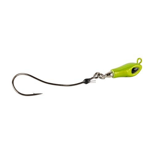 Fishing Jig with Hydrodynamic Lead-Alloy Head - Antifreeze, 1/4 oz, 1/0 Hook