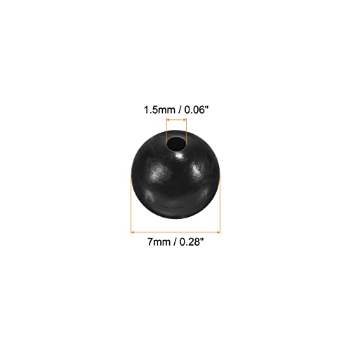 7mm Fishing Beads - Plastic Round Bait Eggs for Tackle