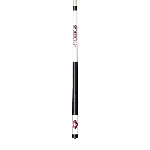 San Francisco 49ers Laser Etched Billiard Cue - Wood