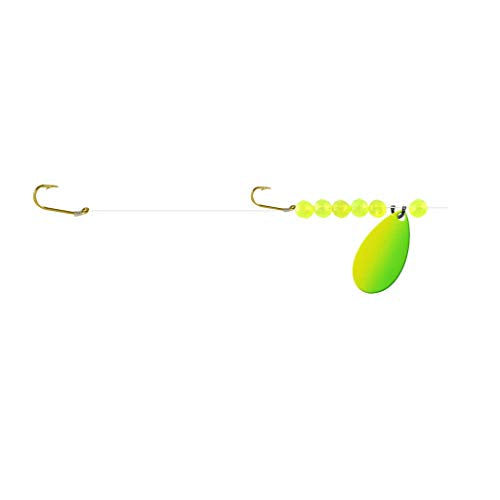 Walleye Fishing Drift Rig - 36-Inch Snell - Chartreuse/Lime