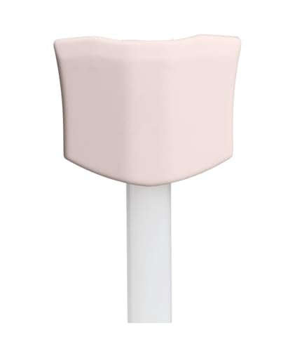 Ergonomic Silicone Straw Topper for Tumblers - 2 Pack - Rose Quartz