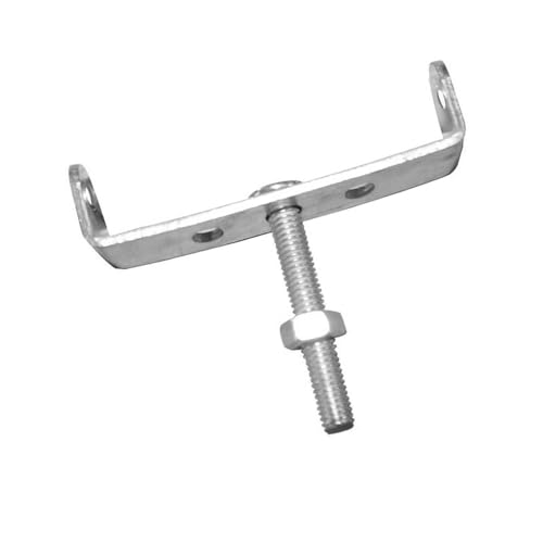3-Pack Bike Cargo Rack Mount Brackets with Screws - U-Shaped Connectors