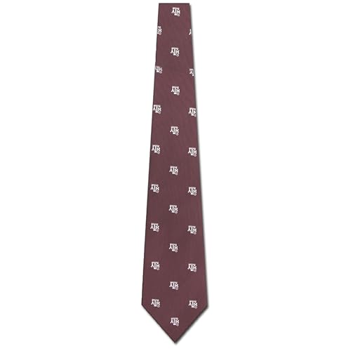 Texas A&M Aggies Necktie - Microfiber College Tie for Men