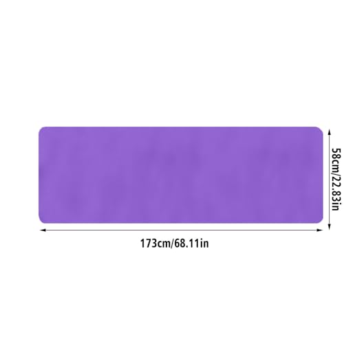 Non-Slip Extra Thick Yoga Mat - 1/4" High Density with Strap