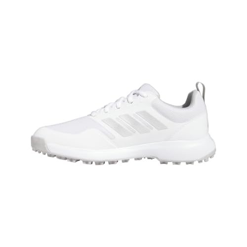 Women's Spikeless Golf Shoes - White/Grey Two/Silver Metallic