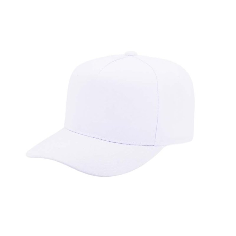 ZH 12 PC 5 Panel Baseball caps, Bulk Baseball caps, Customizable DIY Design, Wholesale Caps, One-Size-Fits-All White