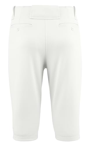 Mizuno Boys Youth Premier Shorty Baseball Pants Medium White