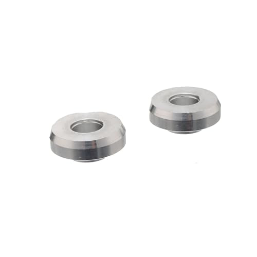 BMX Axle Adapter Kit 3/8" to 14mm with Washers - Heavy-Duty Aluminum