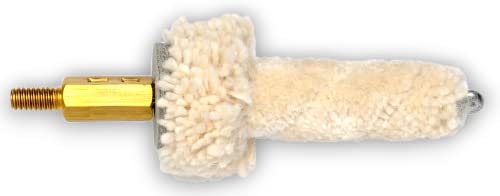 Bore Mop for .35-.40 Caliber - 100% Cotton with Brass Core