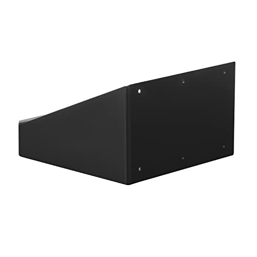 Extreme Max 5001.6128 Rag in a Box Wall-Mount Aluminum Dispenser Storage Rack Organizer for Enclosed Race Trailer, Shop, Garage, Storage - Black