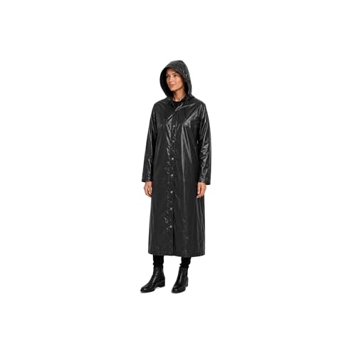 Reusable EVA Rain Poncho for Adults - Lightweight Waterproof - Extra Large