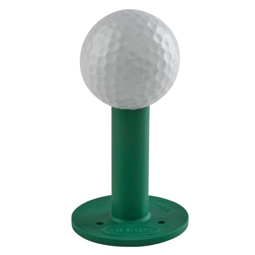 Premium Rubber Golf Tees - Durable 55mm Green Golf Tee - 6 Pack