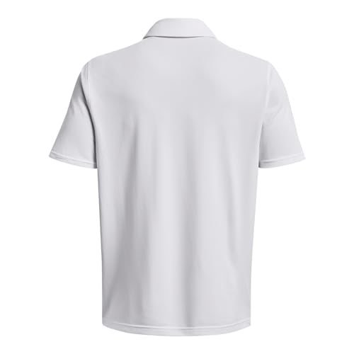 Under Armour Men's Tech Polo X-Large Tall White - Breathable Anti-Odor Performance Shirt