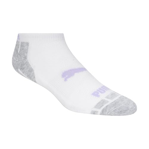 PUMA Kids' 10 Pack Low Cut Socks Peach 9-11 Active Children's Socks