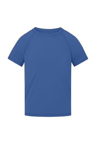 Boys UPF 50+ Rash Guard Swim Shirt - Blue, 10-12 Years