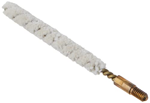 .22 Caliber Cotton Bore Mop with Brass Core for Firearm Cleaning